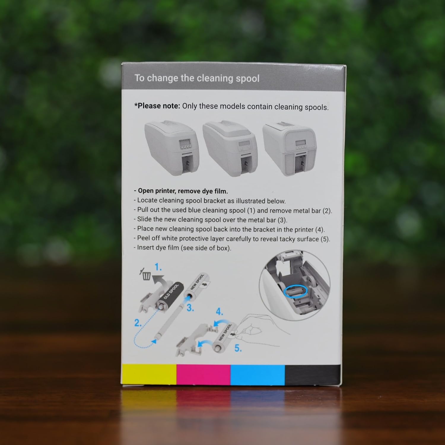 2 Pack - Magicard MB600KO Black Monochrome with Overlay Ribbon - 600 Prints - MB600KO/2 for Magicard 600 ID Card Printers - Genuine OEM Printer Ribbon with Specialist ID Test Cards