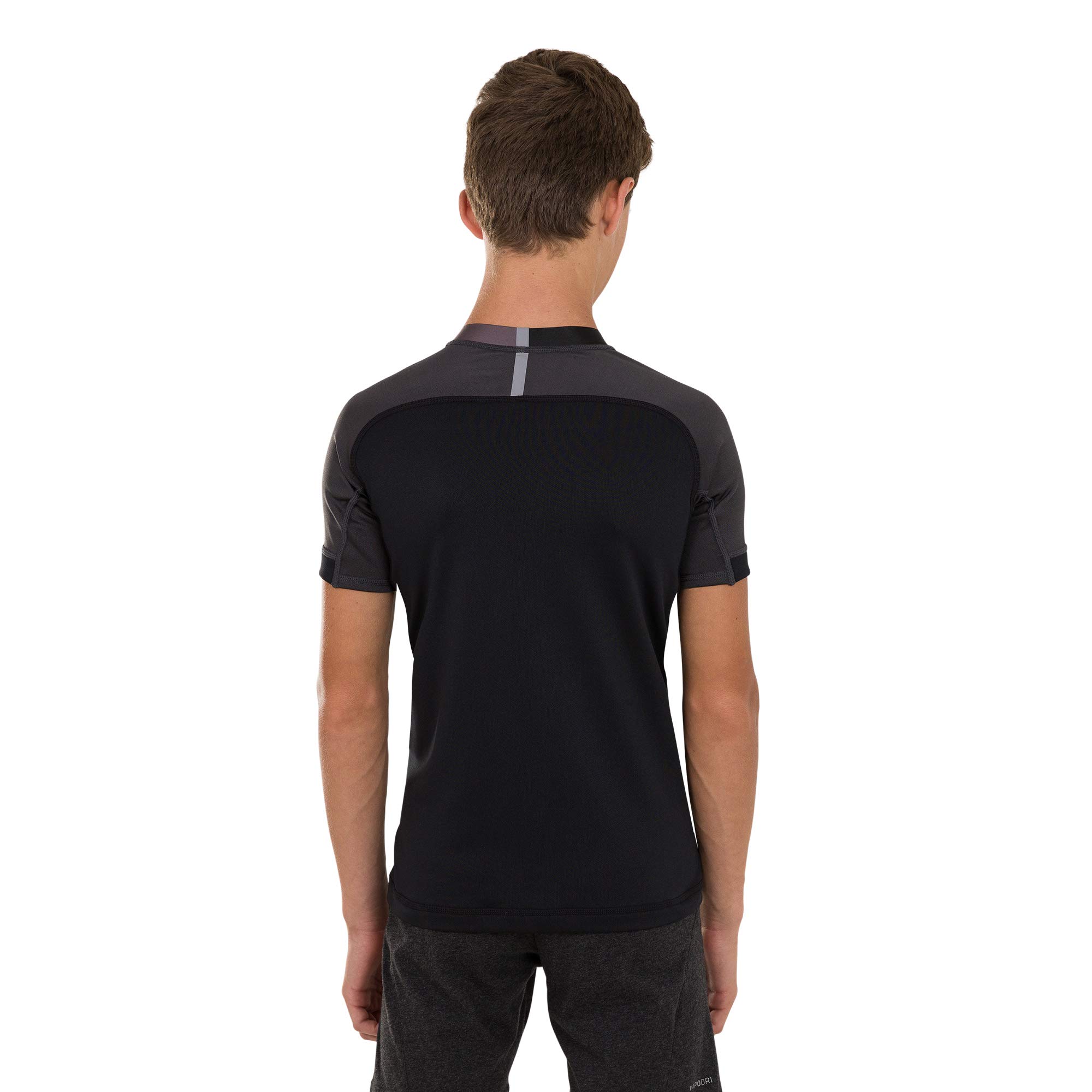 Canterbury Junior Unisex Vapodri Evader Hooped Rugby Jersey | Vapodri Technology | Pro Athletic Fit | Durable Rugby Jersey