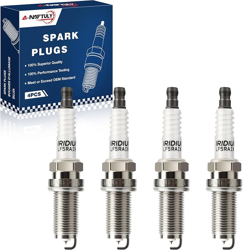 Iridium Spark Plugs 4 Pack 4469 LFR5AIX-11 Fits for 2.5 Toyota Camry RAV4 Highlander Venza Scion tC 2010 2011 2012 2013 2014 2015 2016,Nissan Altima Sentra 2002-2006 L4 2.5L
