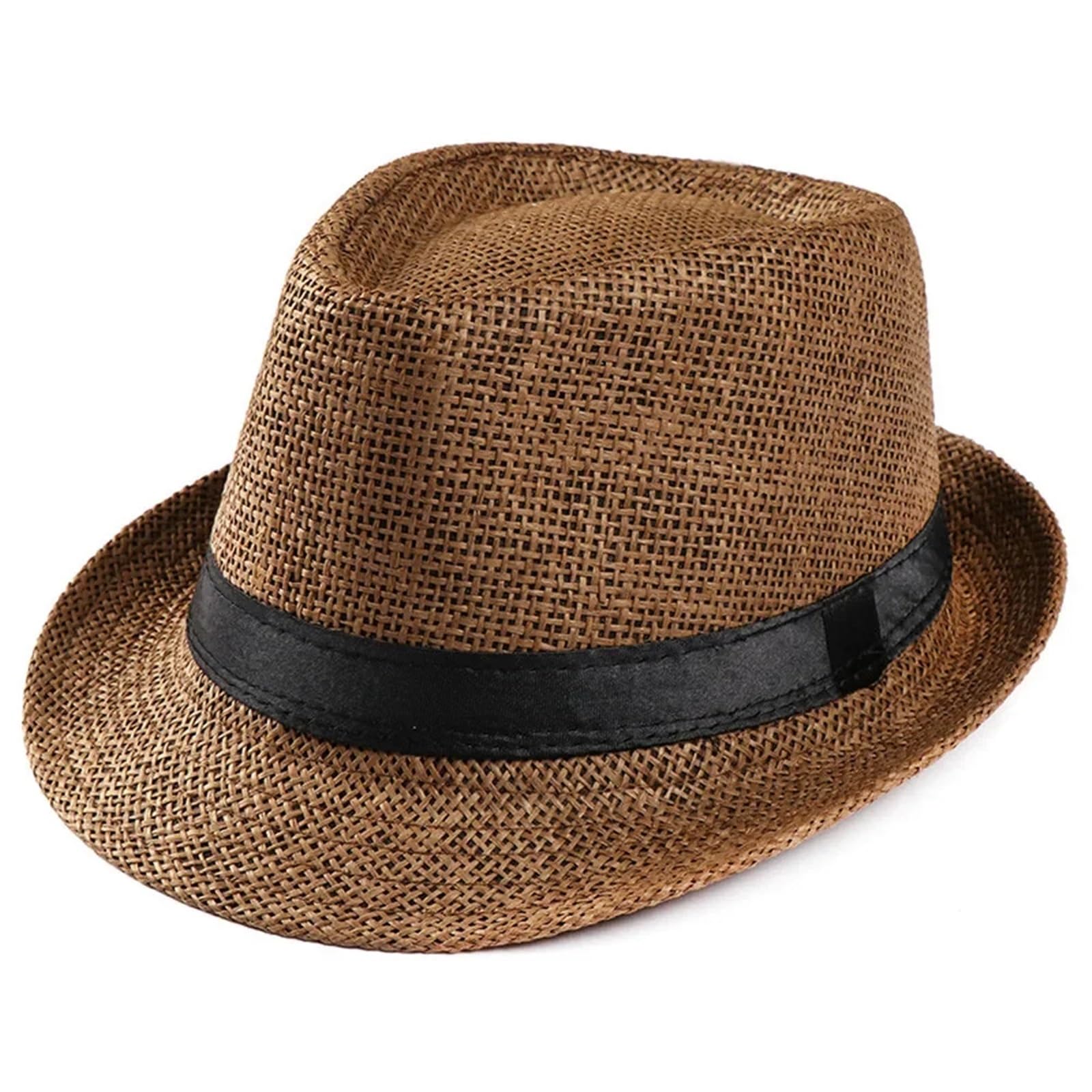 Chapeau de cowboy en paille marron pour se protéger du soleil avec un style unique