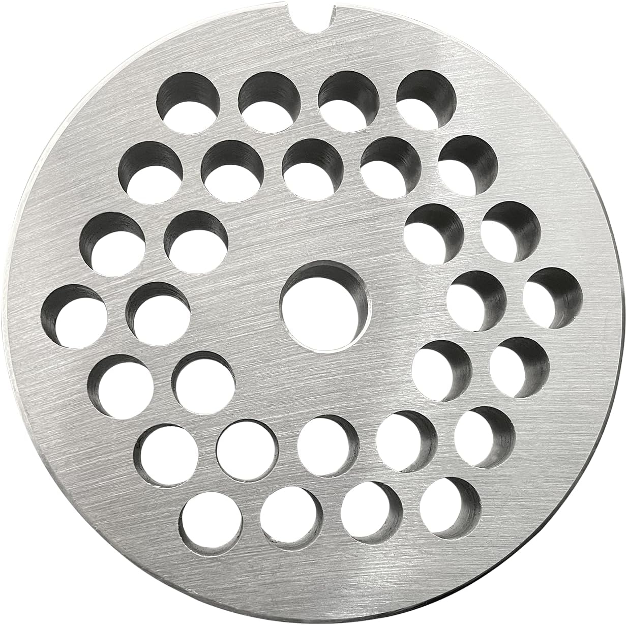 #22 Stainless Steel Meat Grinder Plate Discs Blades Compatible with Meat Grinders,Cutting Disks Heavy Duty (5/16 Hole Plate)