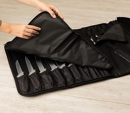 Miniatura 4 de Arcos Bolsa de rollo de cuchillos de 8 piezas