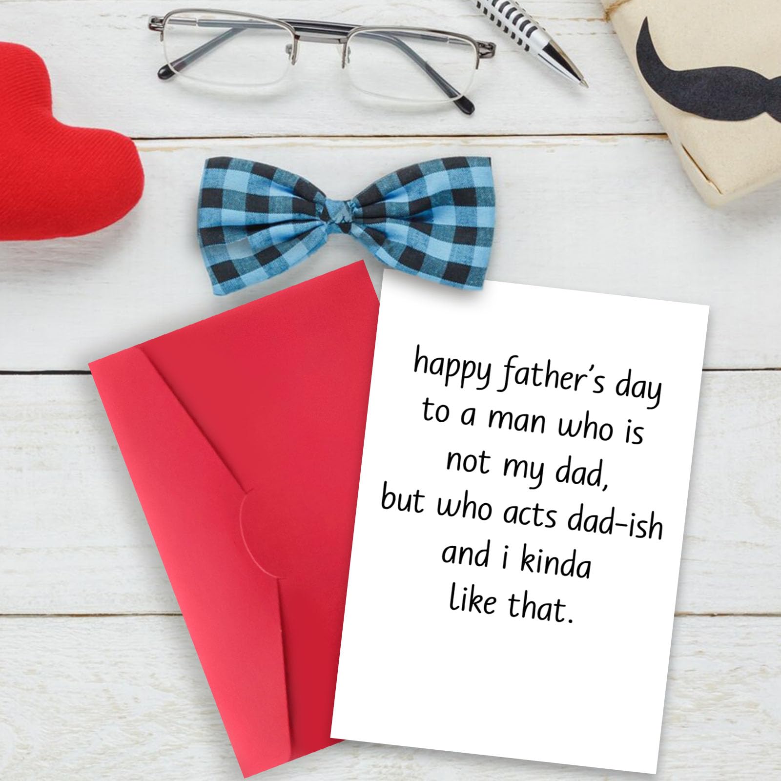 Divertida tarjeta para el día del padre para padrastro, tarjeta de regalo para el día del padre, tarjeta del día del padrastro, regalos para padrastro de hija hijo, tarjeta para padrastro con