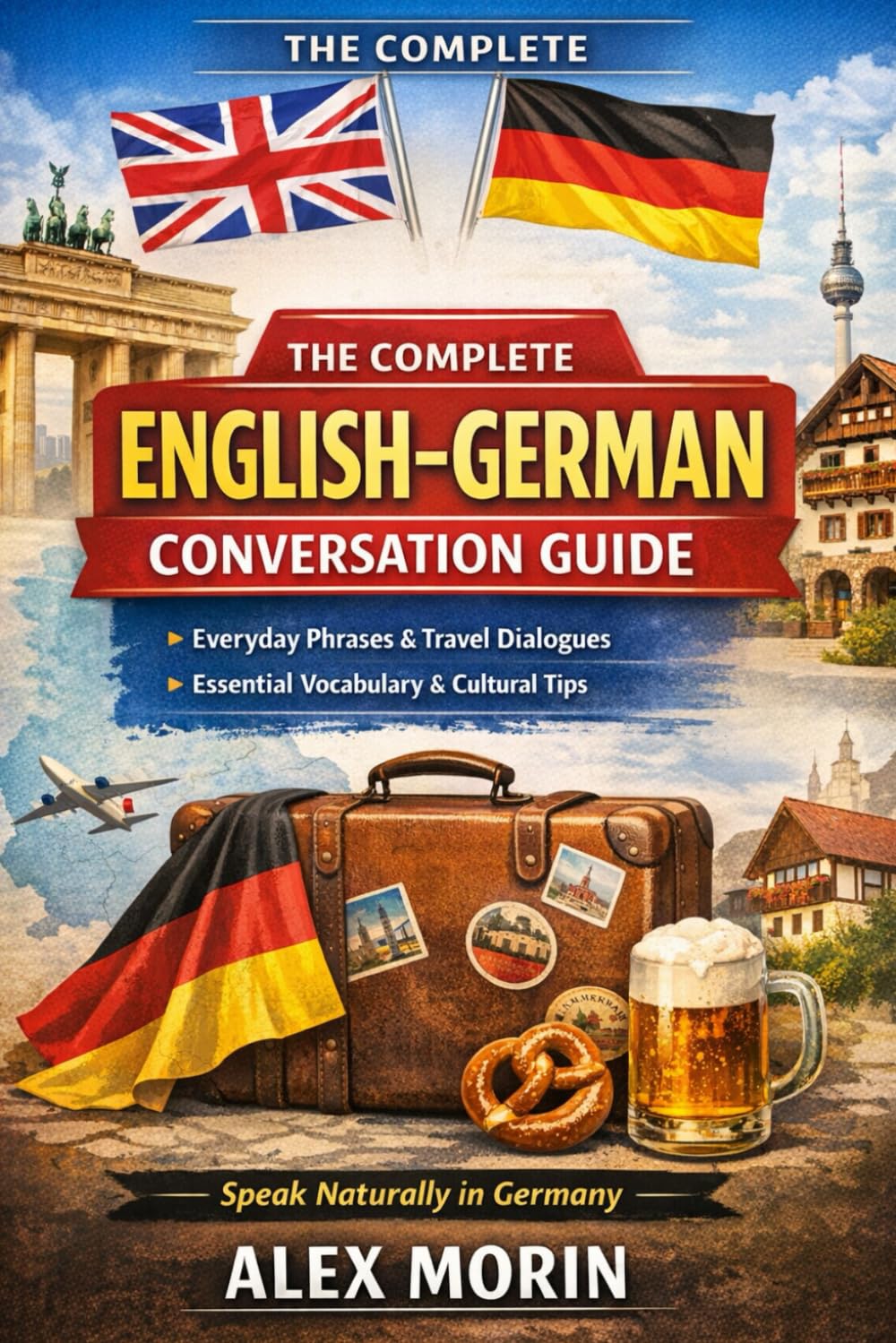 The Complete English–German Conversation Guide: Speak Naturally in Germany with Everyday Phrases, Travel Dialogues & Essential Vocabulary
