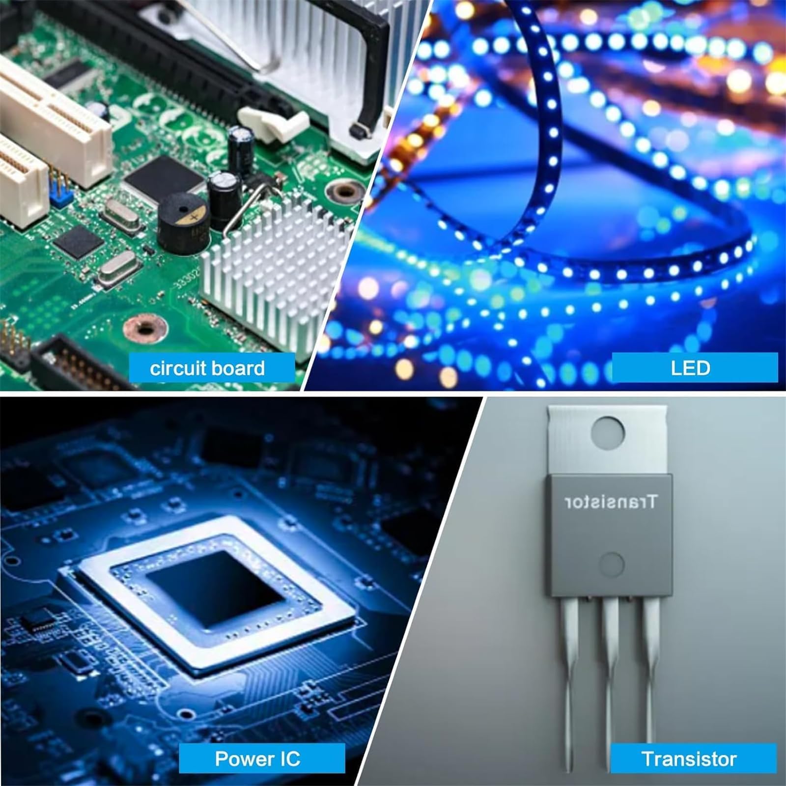 Dissipatore di calore in alluminio, grande dissipatore di calore per tubi CPU, modulo PCB, amplificatore LED, accessori per apparecchiature, raffreddamento elettronico