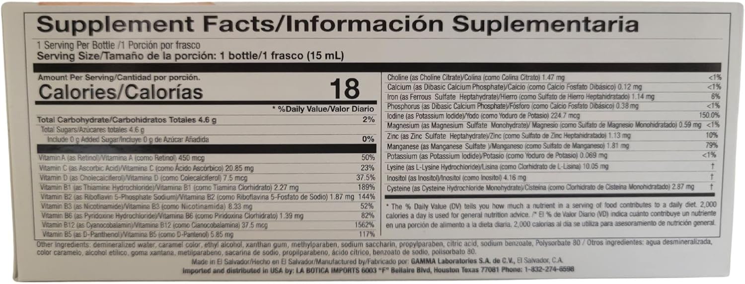 Mega Vital Multivitaminado + complejo B12 y suplemento dietetico