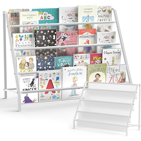 High-Transparent 4-Tier Kids Bookshelf: A Sturdy Place for your Child's Imagination to Bloom