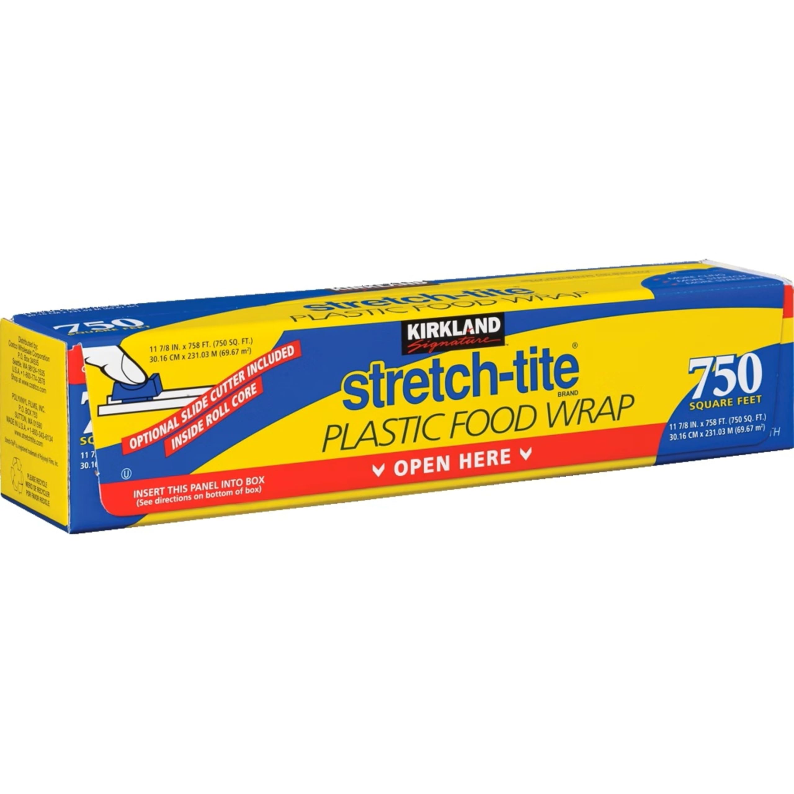 Kirkland Signature Stretch Tite Plastic Food Wrap Single Pack