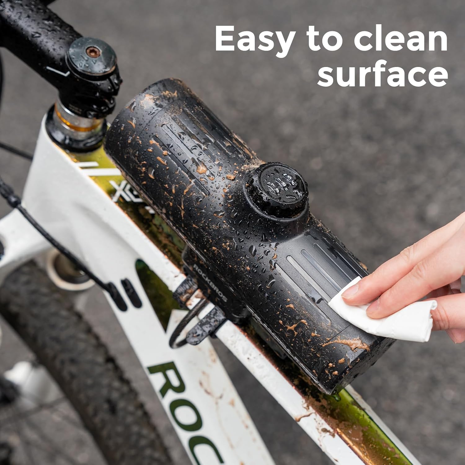 ROCKBROS Password Storage Box Mountain Road Bicycle Frame Bag Hard Shell Key Anti-Theft Box Secure Durable Storage