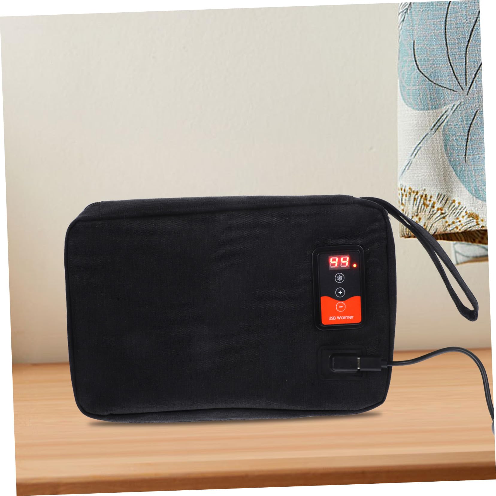 Calentador Portátil de Toallitas para Bebés, Temperatura Ajustable USB