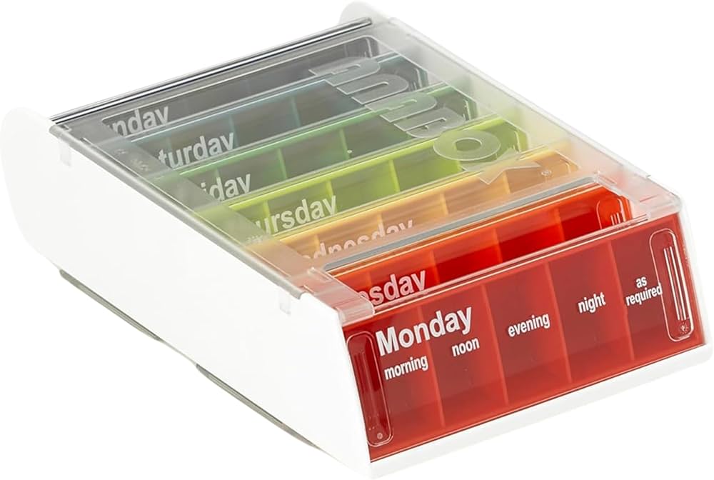 新品未開封 PLACEBO 7インチ・カラー盤3枚入りボックス・セット Amazon.com: Patterson Medical Weekly Pill Organiser – 7 Day Box