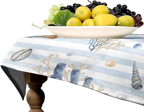 Miniatura 1085 de Mantel floral hippie, diseño retro de los años 70, naranja, rosa, azul, floral, bohemio, estampado estético de margaritas, para fiesta, picnic