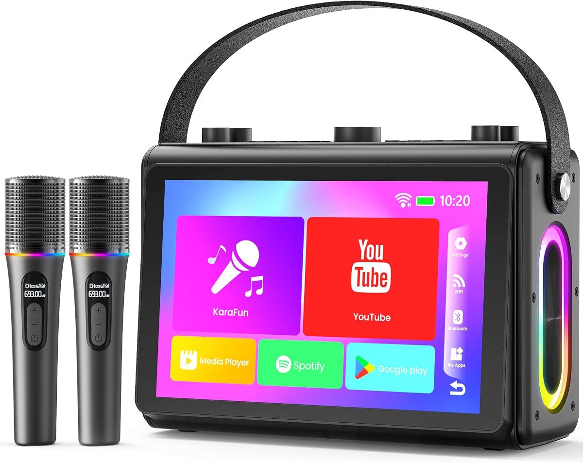 Karaoke Machine with Lyrics Display