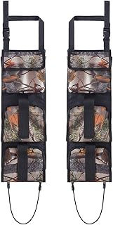 UNISTRENGH Hunting Gear Seat Back Gun Sling Holder High Performance Maple-Leaves Camouflage Gun Holsters Pistols Organizer with Pocket Universal Fit for Truck SUV Car Shooting Accessories