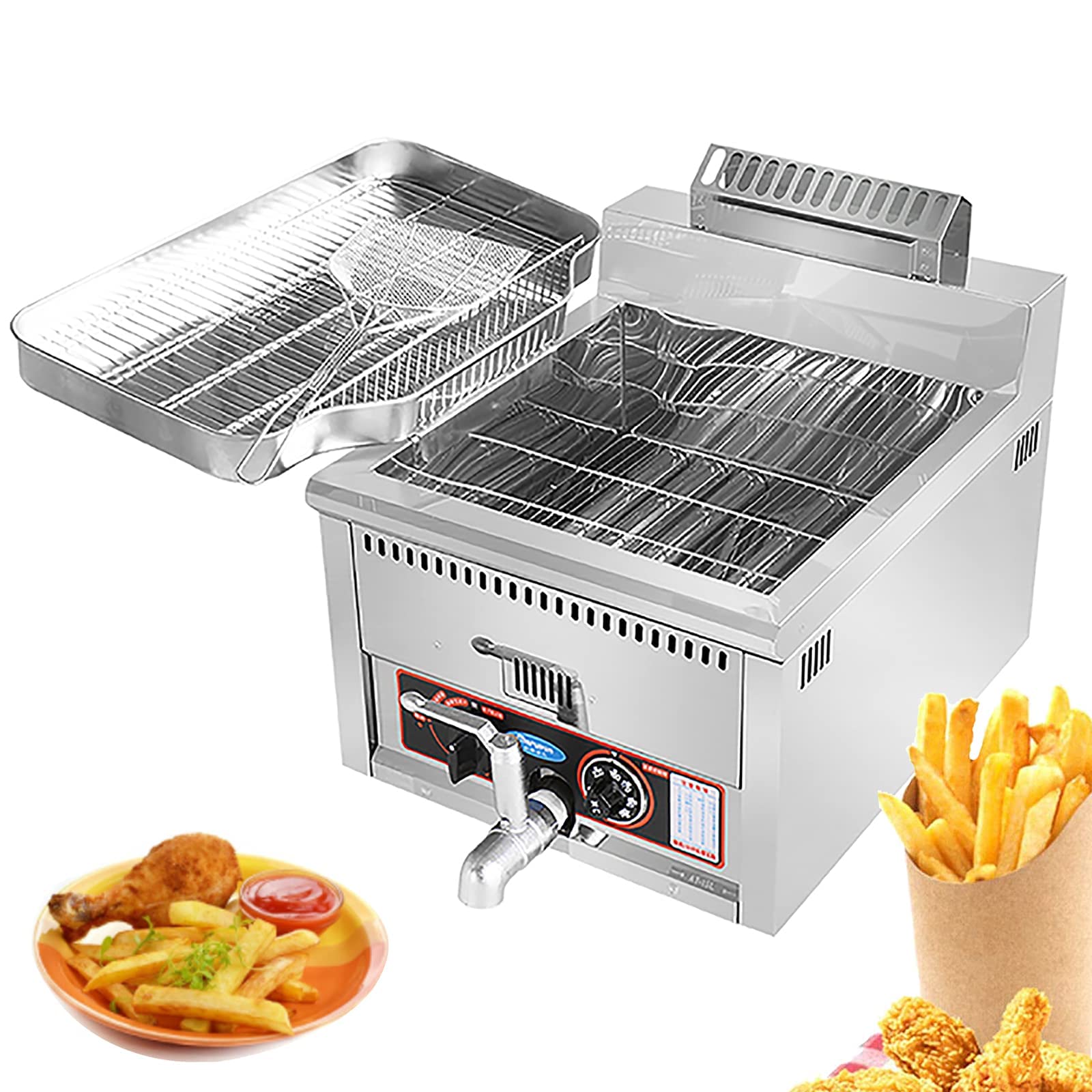 Buy Outdoor Commercial Deep Fryer, MultiFunctional Desktop Fryer