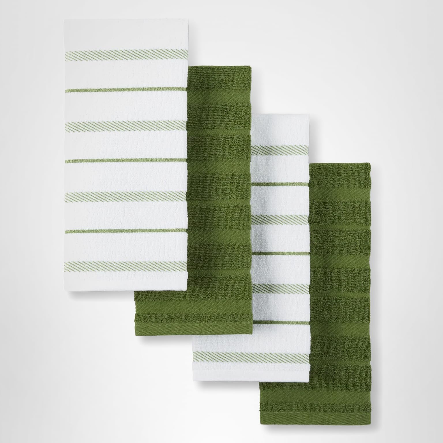 Amazon.com: KitchenAid Albany Kitchen Towel 4-Pack Set, Matcha