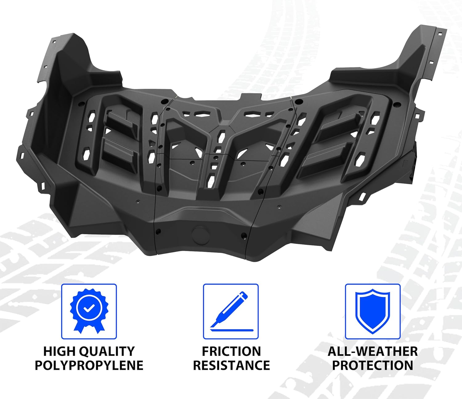 SAUTVS Rear Luggage Rack Kit for Can-Am Maverick X3, Combination Rear Bed Box Carrier Cargo Storage Bed Frame Box Section for Can Am Maverick X3 Max R Turbo R RR 2017-2025, Replace OEM #715006590