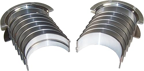DNJ MB1119 Juego de rodamientos principales estándar para Jeep Cherokee, CJ7, Comanche 4.0L-4.2L L6 12V OHV 242cid 1981-1990
