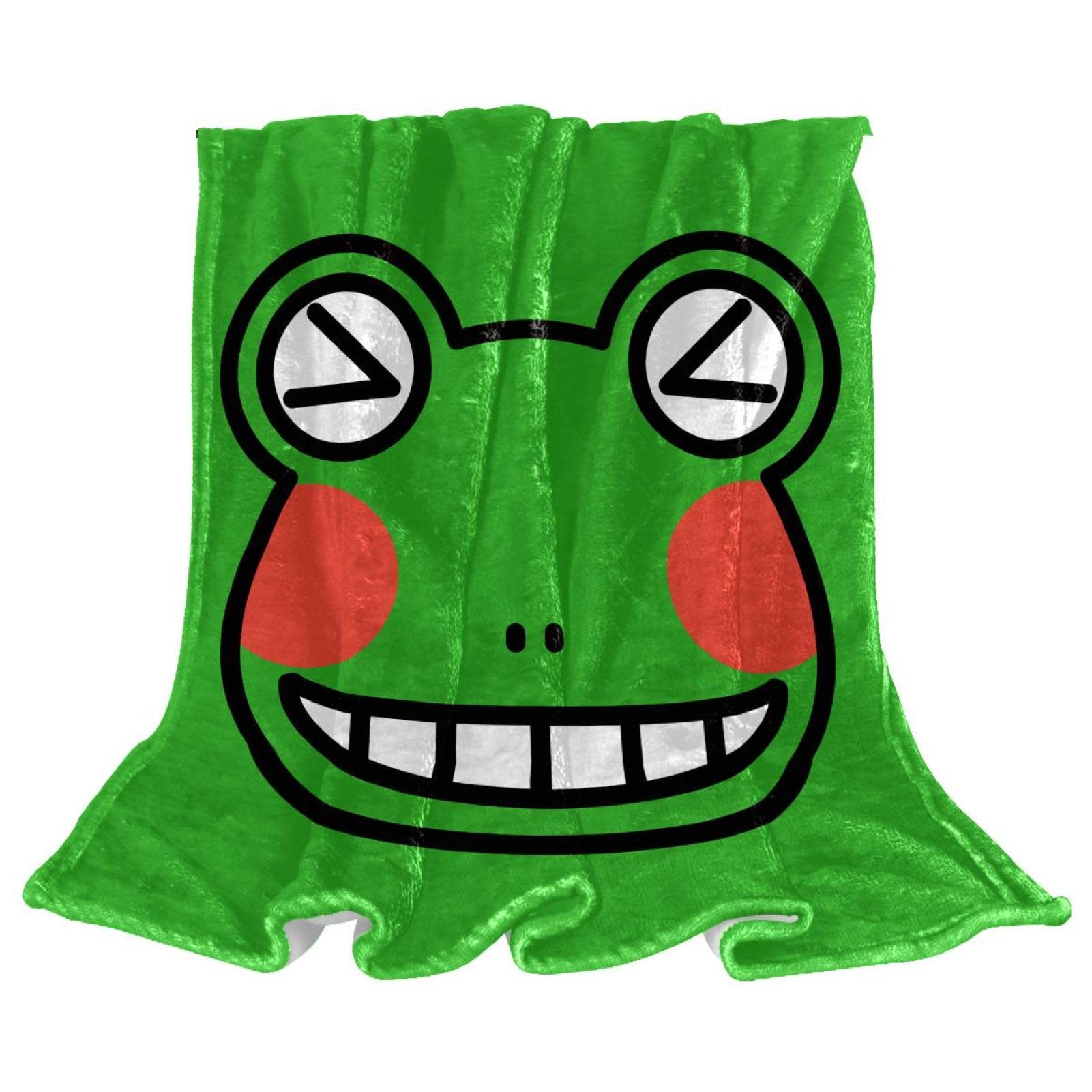 Couvre-lit couverture de lit confort doux moelleux garçons filles grenouille
