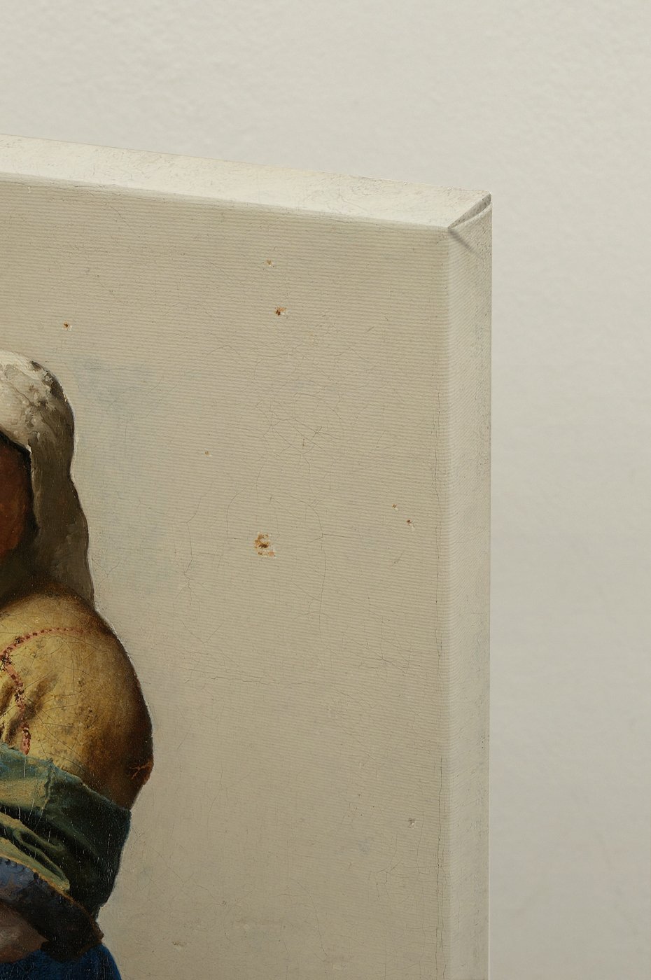 Legendarte Leinwanddruck 'Dienstmagd Mit Milchkrug' Von Vermeer – 80x90 Cm, Fertig Zum Aufhängen