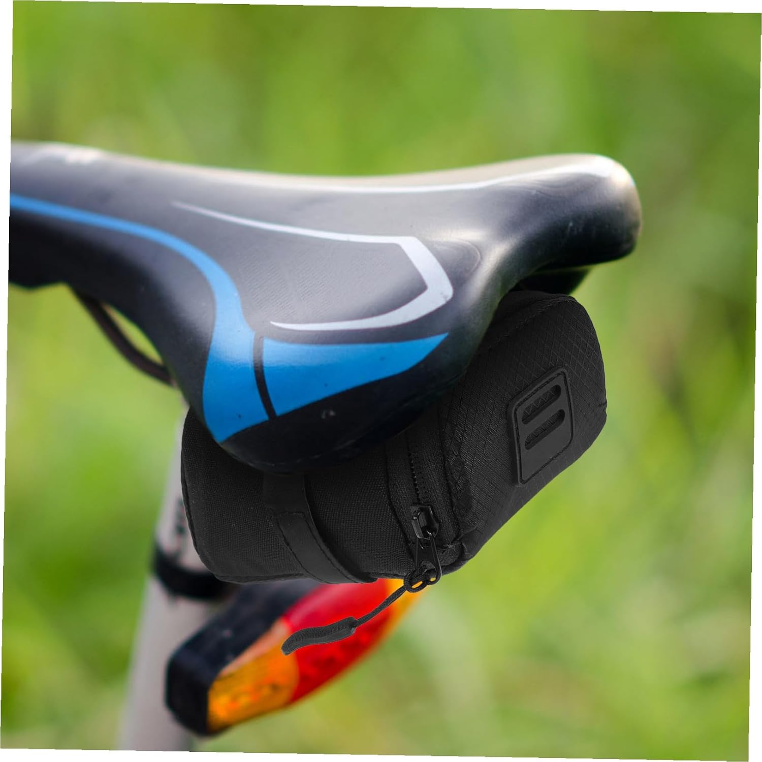 Bike Saddle Bag Large Capacity Mountain Bike Pouch Waterproof Rear Seat Pack Cycling Backseat Storage Pouch for Road