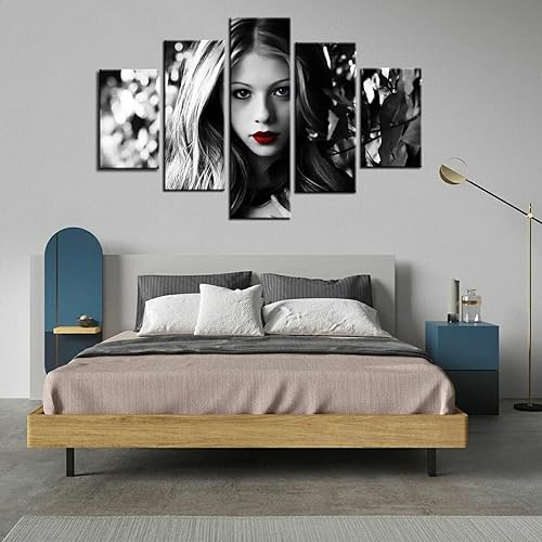 Miniatura 4 de ZHIYYHAO Imágenes personalizadas enmarcadas para pared, retrato familiar de bebé, mascota, boda, paisaje de paisaje, impresiones en lienzo para