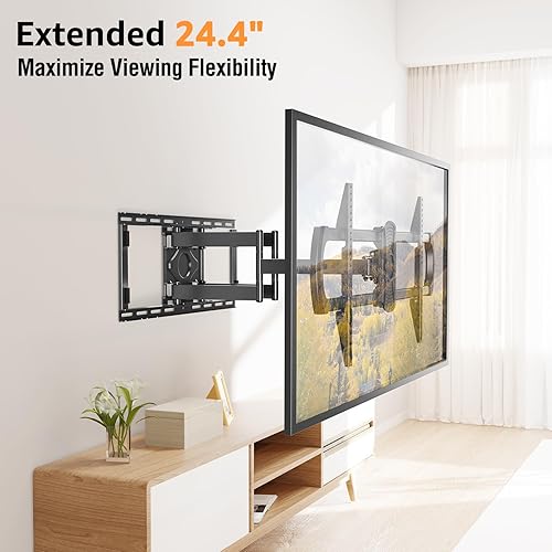 Miniatura 7 de ELIVED Soporte de pared de TV resistente para la mayoría de televisores de 42 a 90 pulgadas de hasta 200 libras, VESA máximo de 31.496 x 15.748 in,