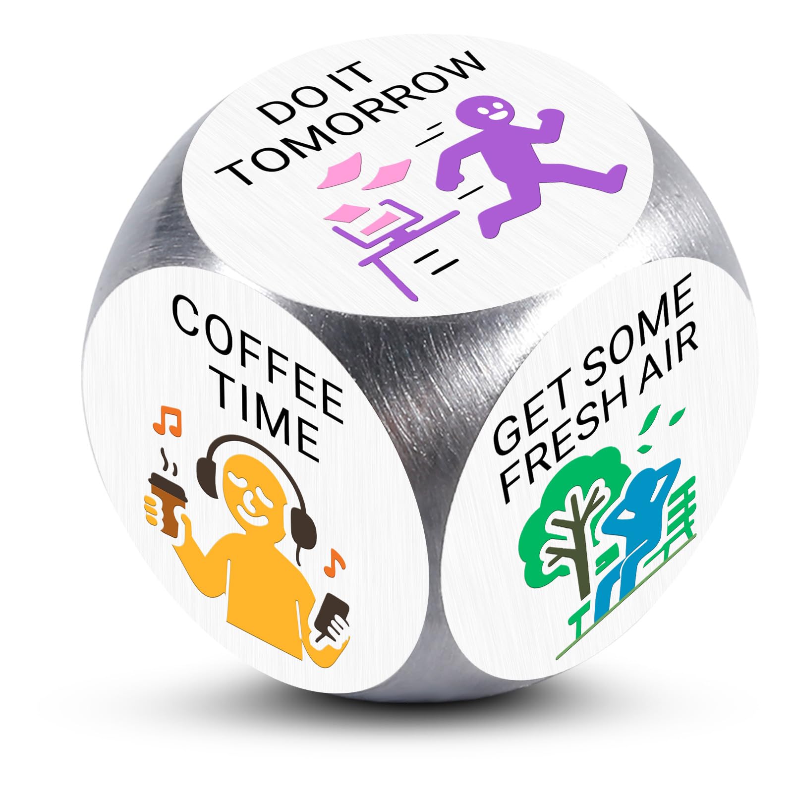 Administrative Professional Day Gifts Dices for Women Men, Office Stress Relief Dice, Funny Stress Balls Coworker Gifts for Women Men, Birthday Gifts for Coworker Colleagues Boss Employee Work Bestie