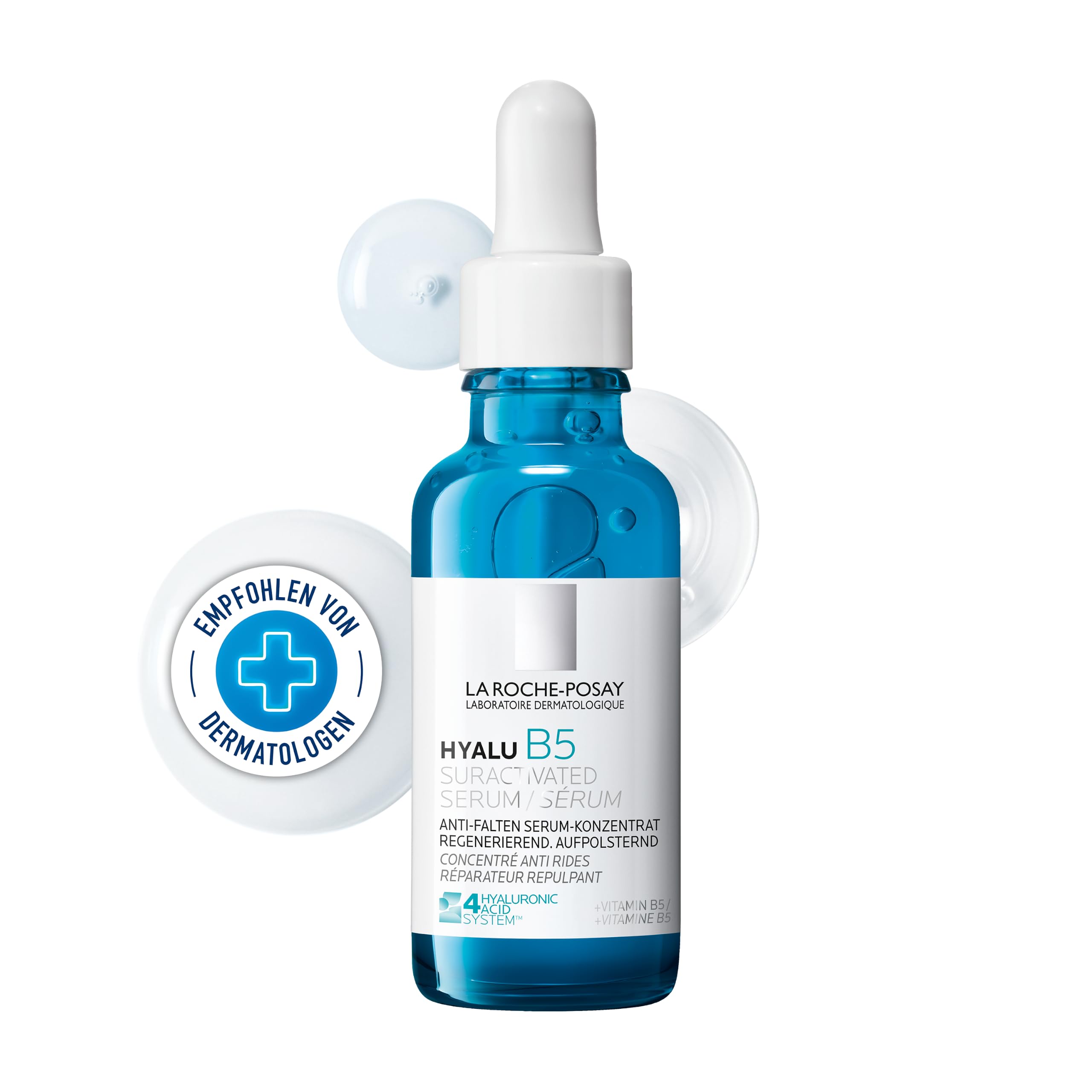 La Roche-Posay Hyalu B5 Serum, Regenerierendes, aufpolsterndes Serum, Anti-Aging Serum, Mit Hyaluronsäure und Provitamin B5