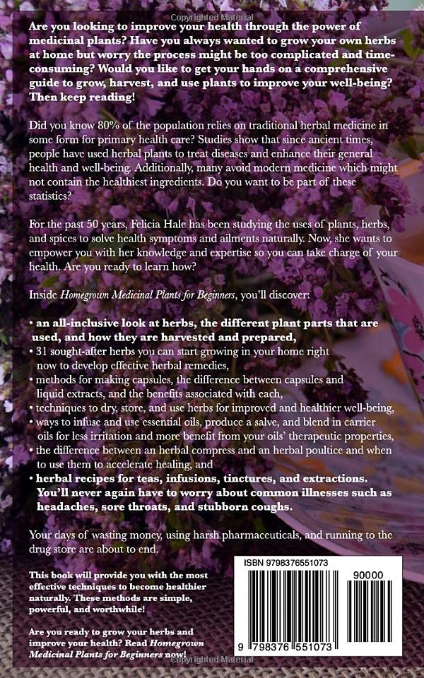 Miniatura 2 de Homegrown Medicinal Plants for Beginners Successfully Grow and Create Effective Herbal Remedies from Your Harvest