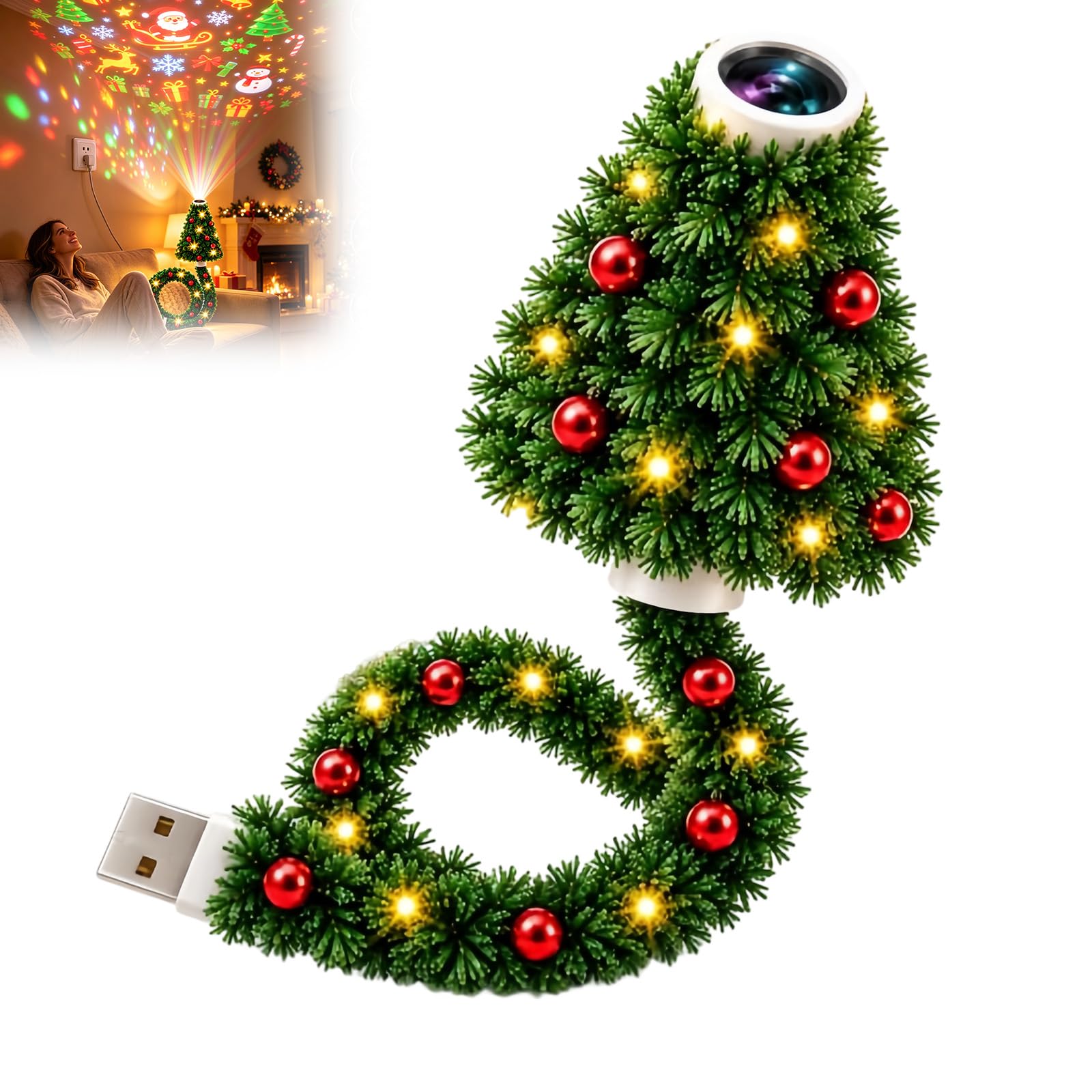 Christmas Tree Ceiling Projector, Christmas Projector Indoor