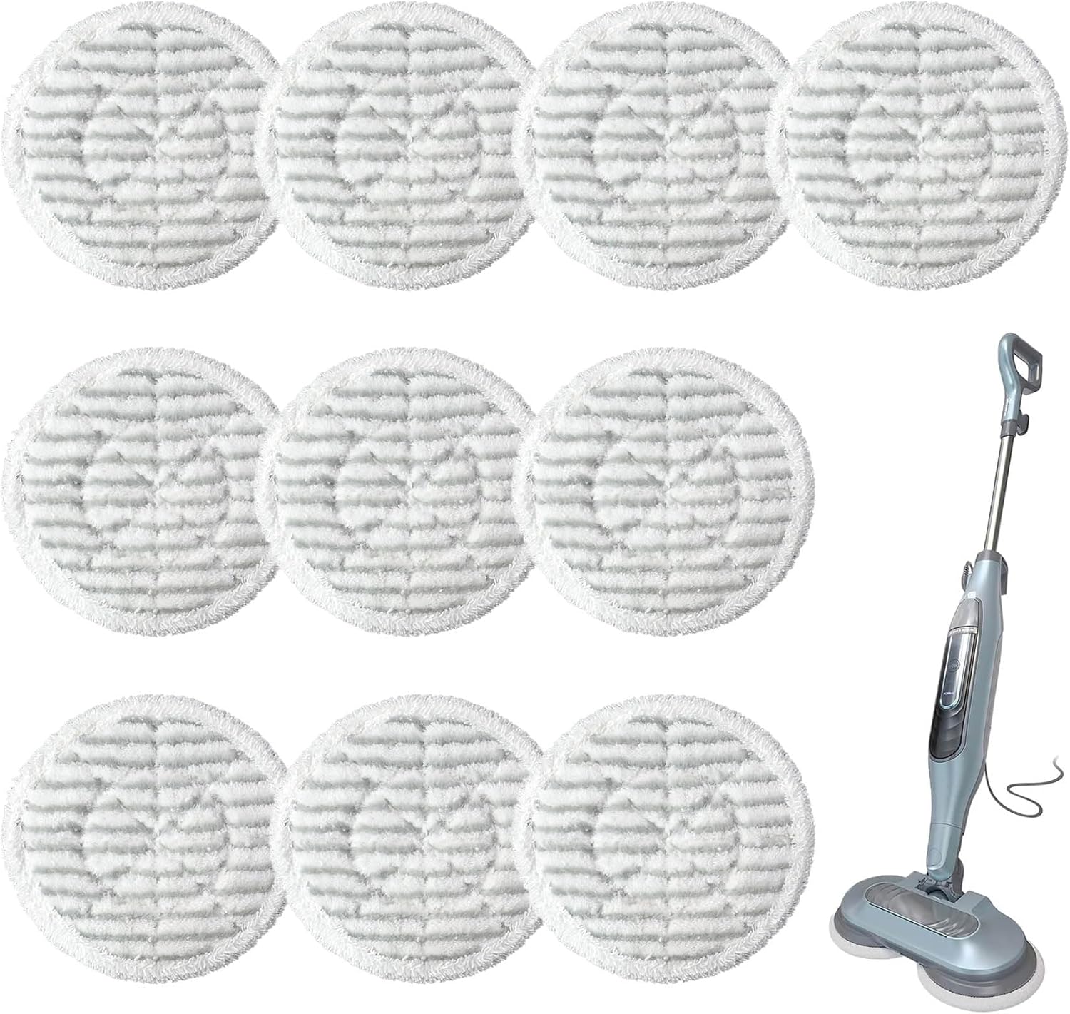 10 Pack S7000 S7001 Pads Replacement Steam Mop Pads Compatible with