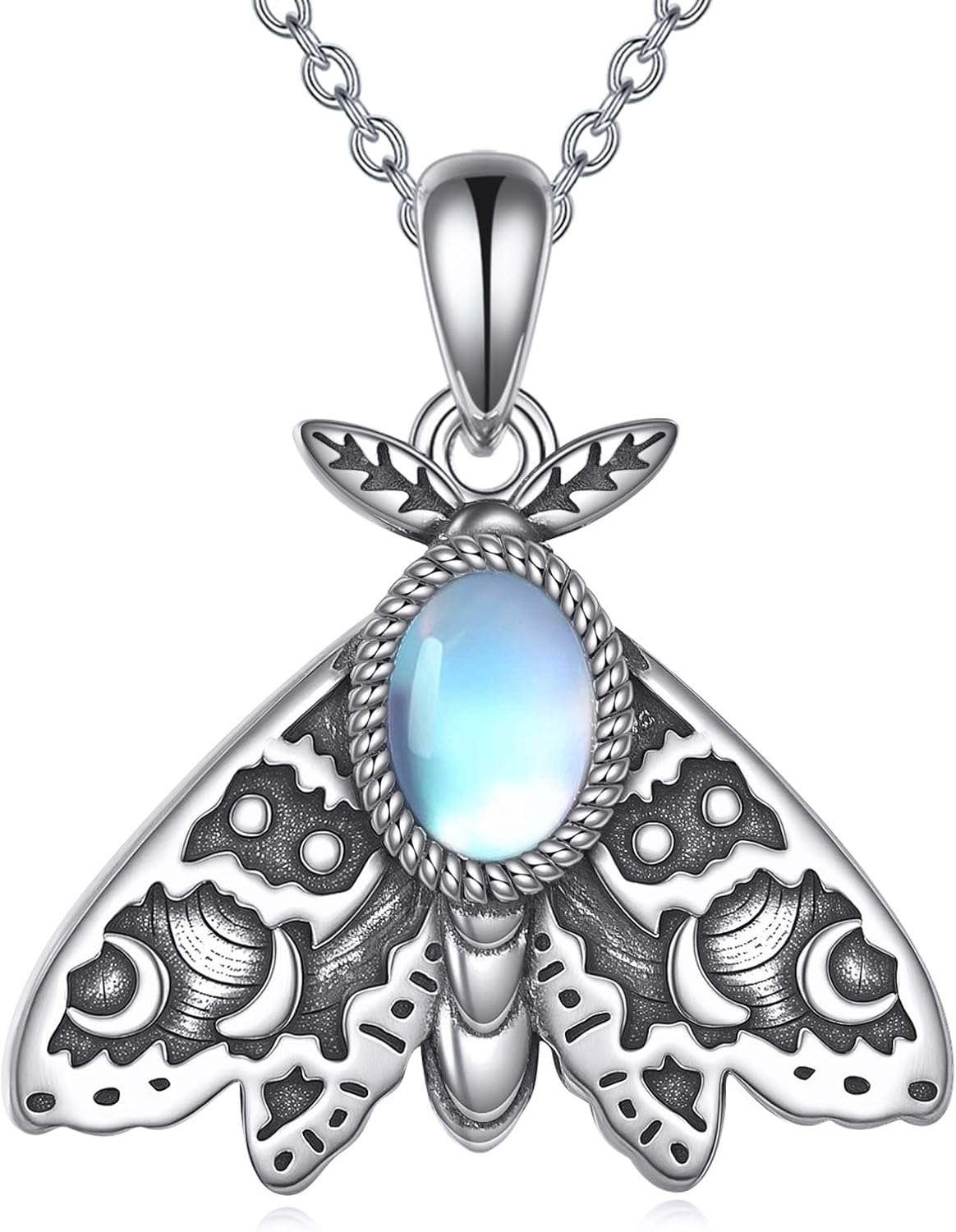 Insekten Necklace 925 Sterling Silver Butterfly/Bee/Dragonfly/Moth Pendant Jewelry Gifts for Women Female Wife Girlfriend Mother Lover