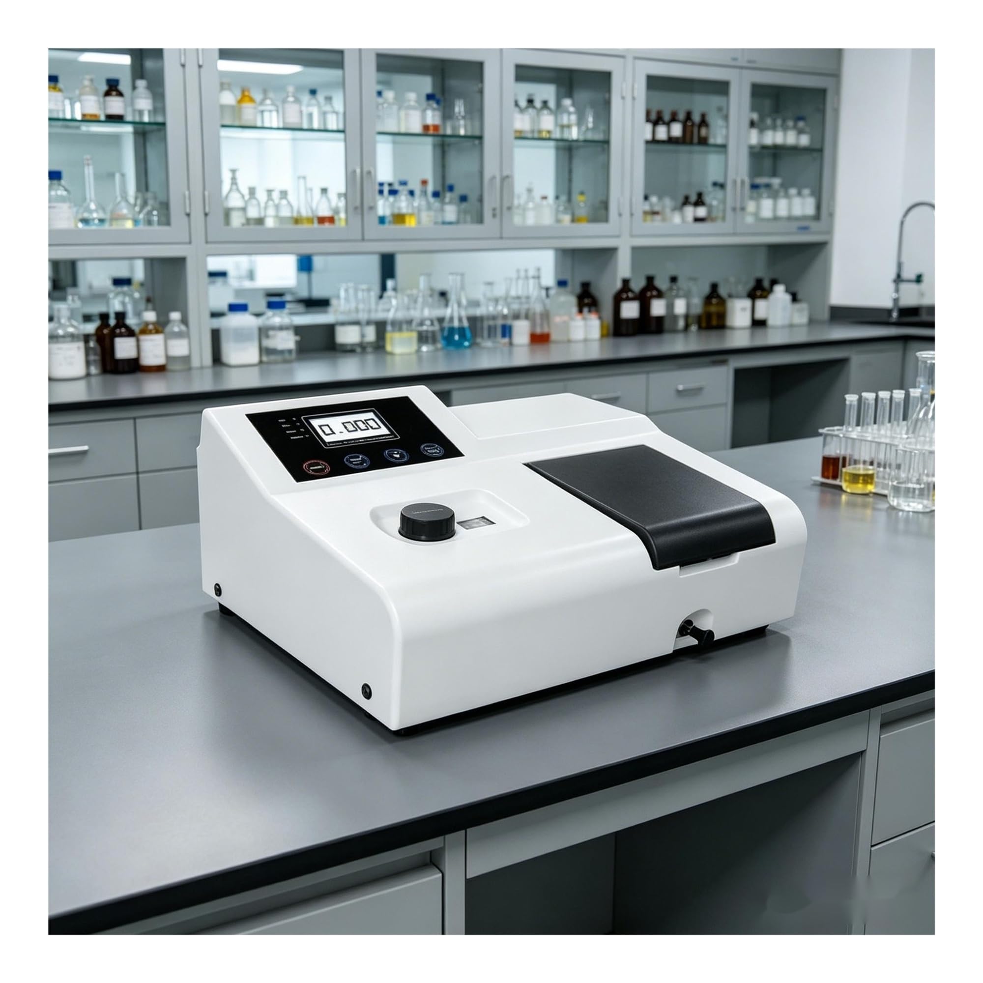 Colorímetros, Espectrofotómetro 721 Instrumento De Laboratorio Alta Precisión