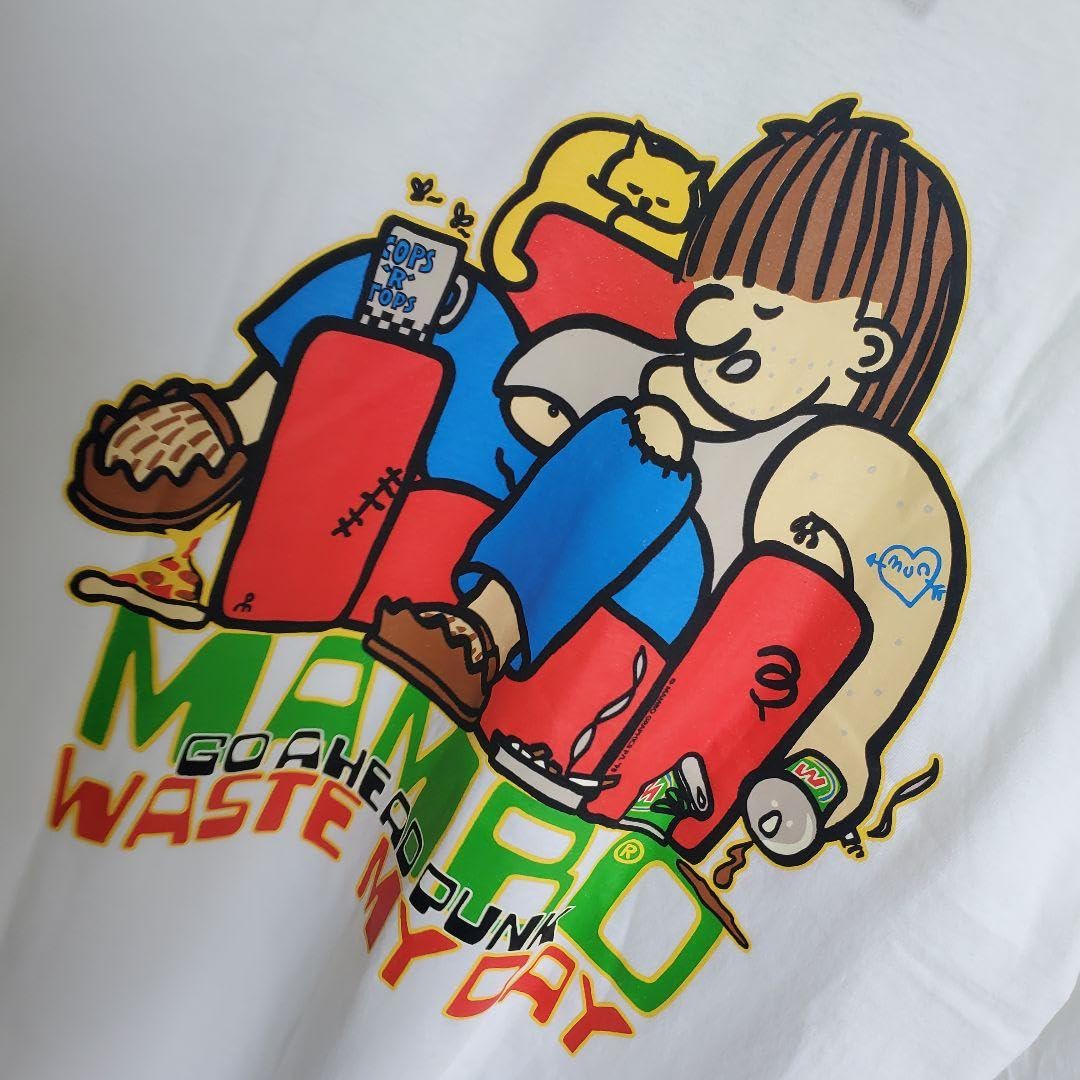 Amazon.co.jp: MANBO マンボ ハウス サーフィン 半袖 Mサイズ tシャツ 