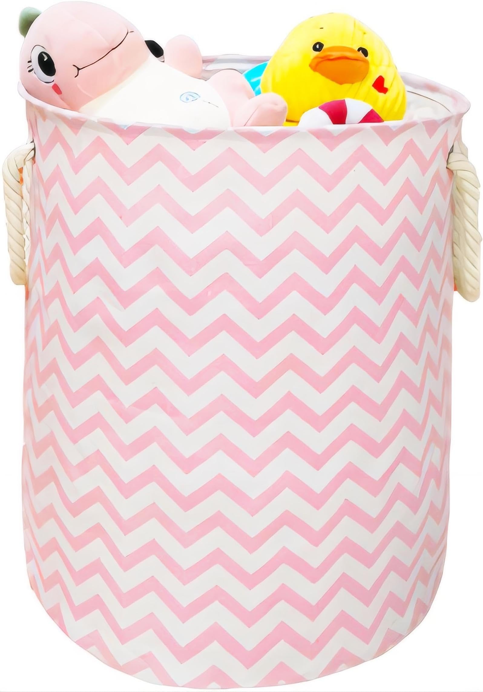 Amazon.com: XUANGUO Cotton Rope Laundry Basket Hamper for Girls Kids ...