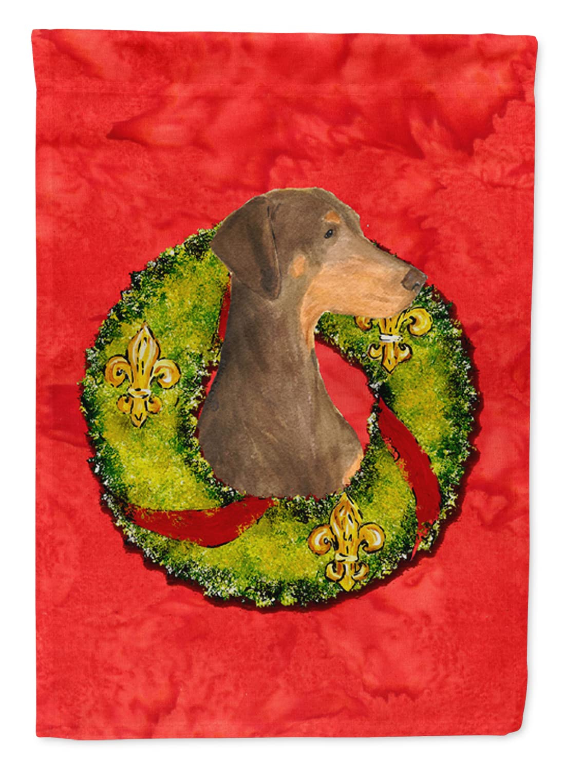 Doberman Flag Canvas House Size grand drapeau de maison de jardin