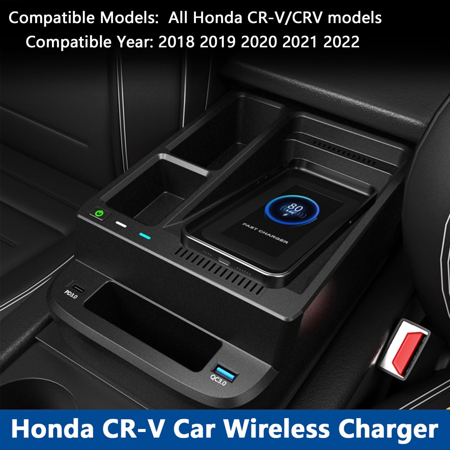 Amazon.co.jp: 車載 ワイヤレス充電器 ホンダ(Honda) CR-V/CRV