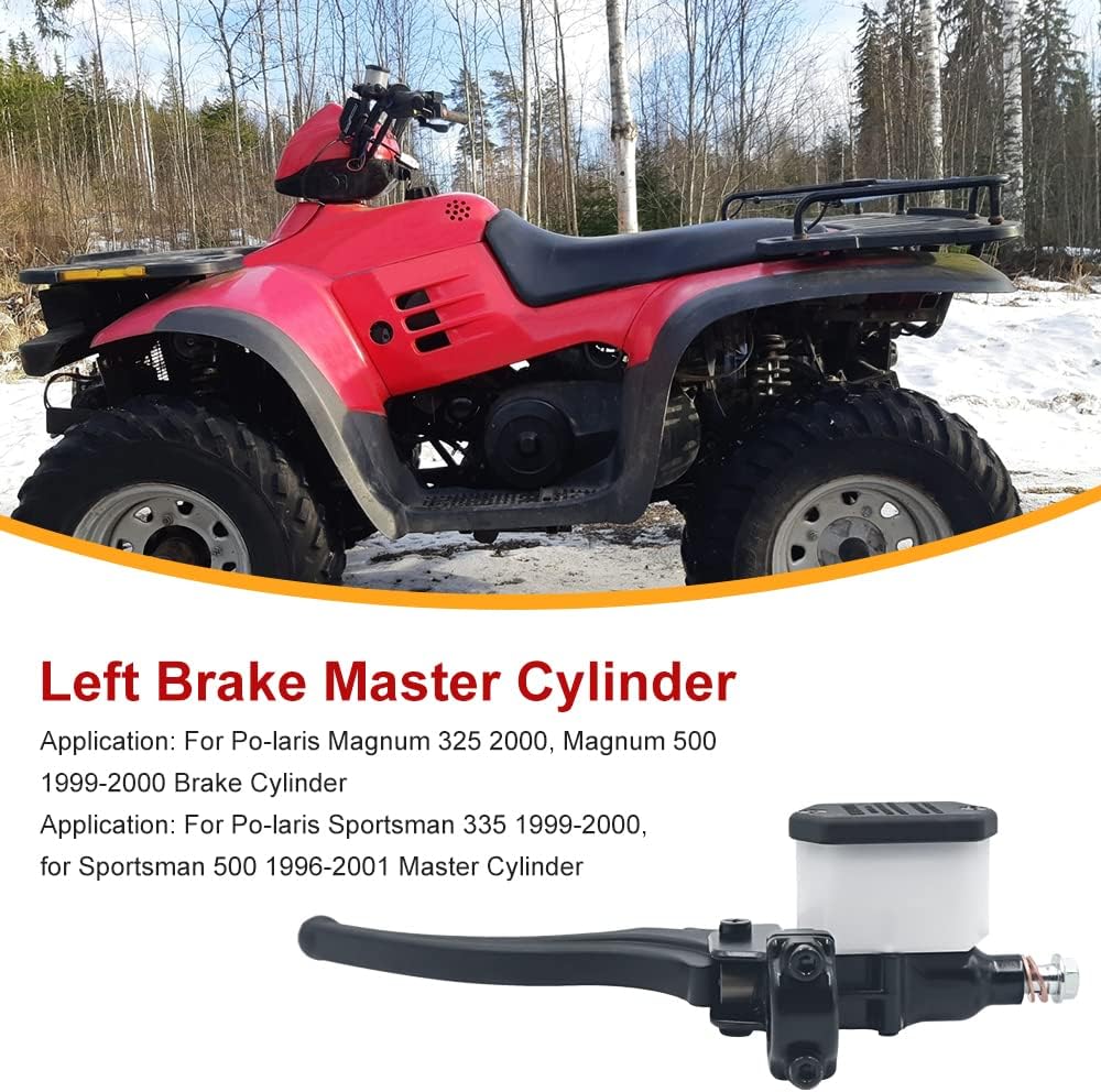 Triumilynn 2050078 Brake Master Cylinder for Polaris Sportsman 500 1996-2001, Sportsman 335 1999-2000# 2050072 5131146, Front Left