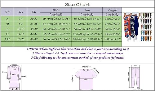 Miniatura 2 de HJYUZP Womens Joggers Pants with Pockets Comfy Joggers Print High Waisted Workout Athletic Women's Sweatpants for Women