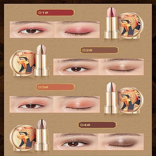 Miniatura 5 de Sombra de ojos en barra de lujo de doble color para personas perezosas, sombra de ojos de lujo de doble tono, sombra de ojos en barra de dos tonos