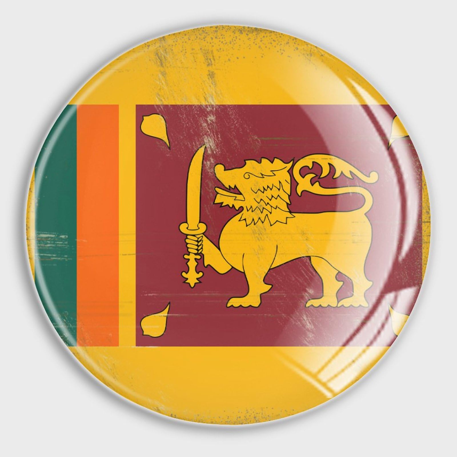 Imán de Sri Lanka para decoración vintage en cocinas y pizarras blancas