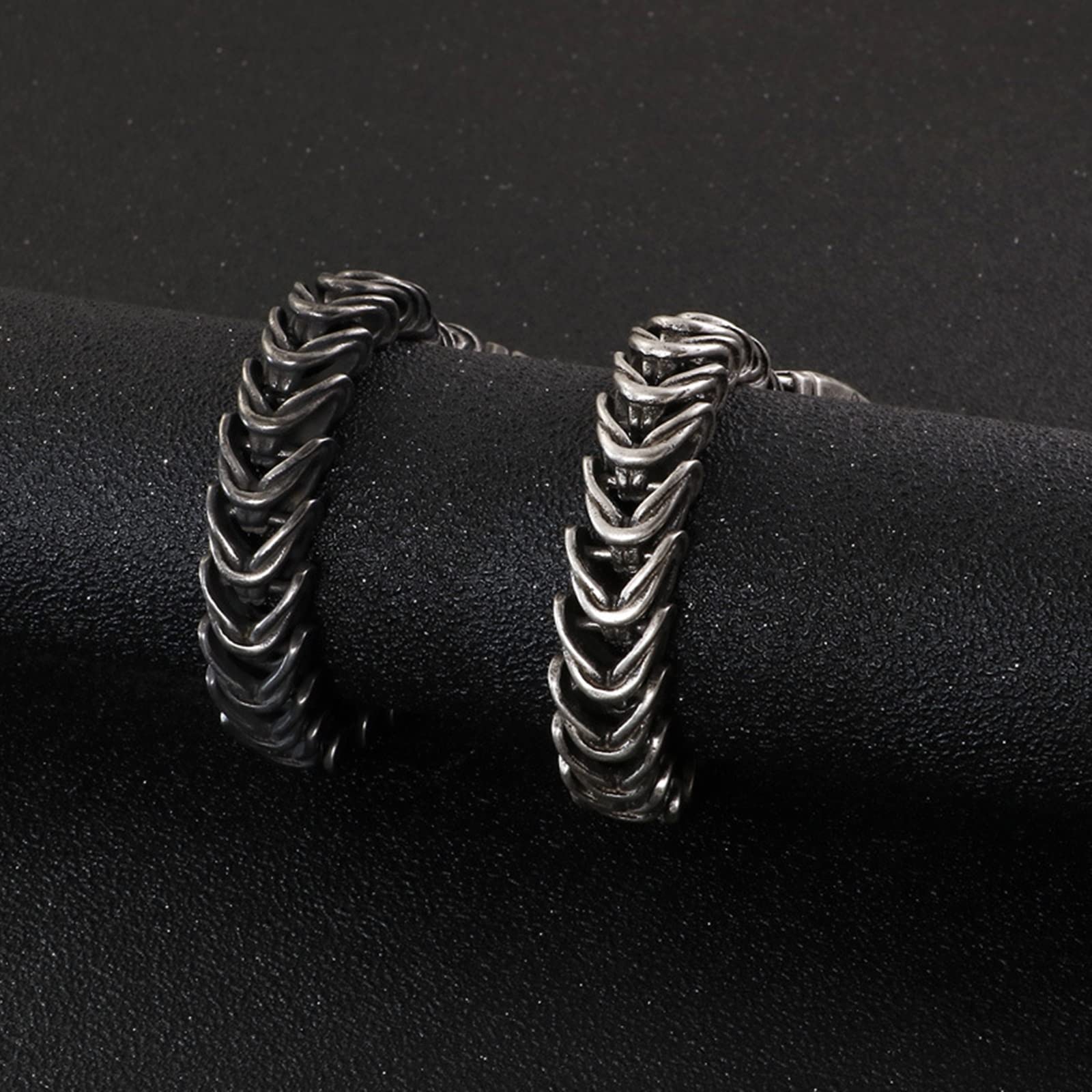 Bransoletka chłopięca, bransoletka łańcuszkowa dla mężczyzn, 210x13mm, stal nierdzewna, bez kamieni szlachetnych Baterie domowe