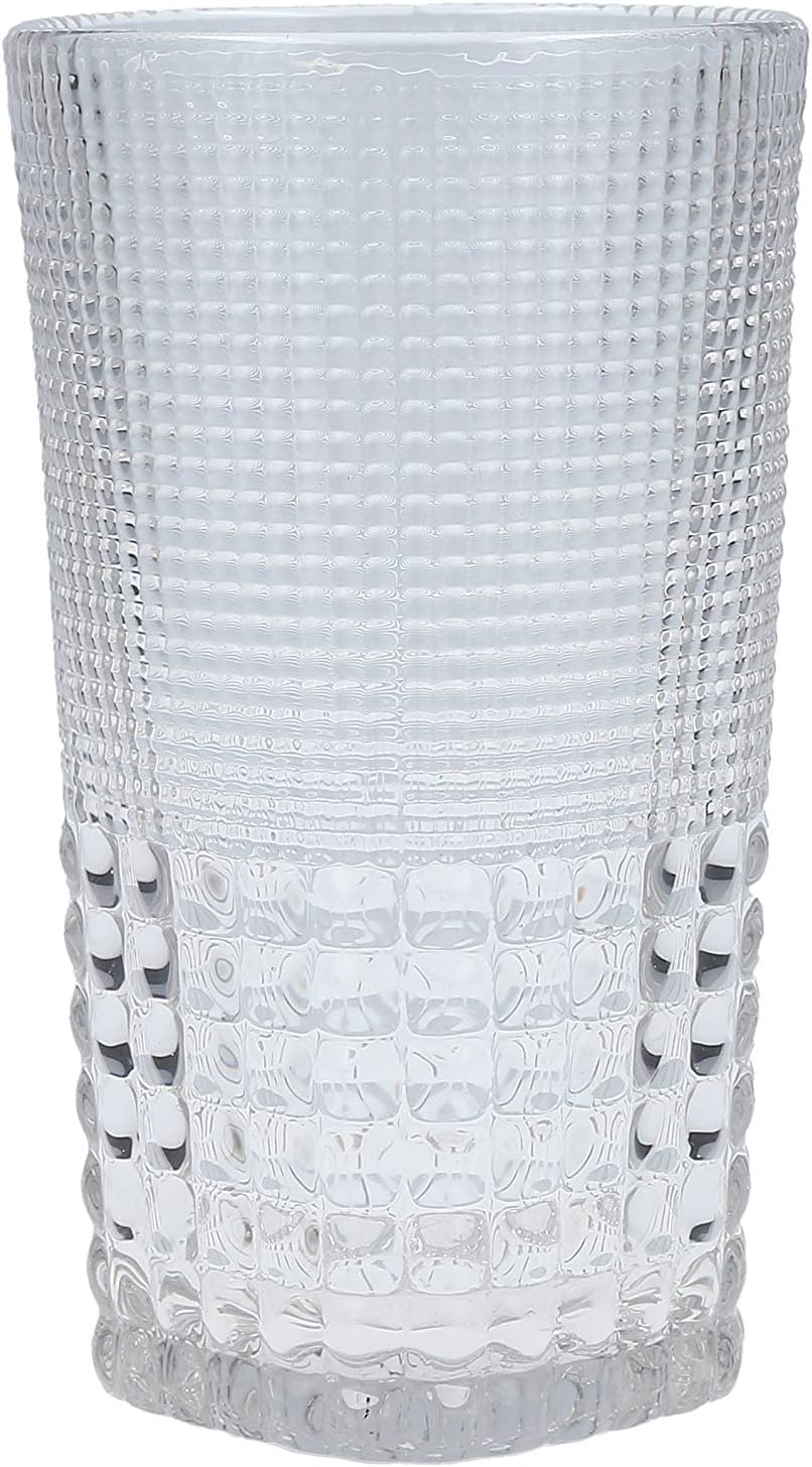 Fortessa Malcolm Iced Beverage Cocktail Glass, 15-Ounce, Gray, 6 Count