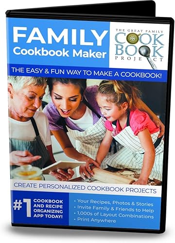 Kit de fabricación de libros de cocina personalizado, conserva recetas familiares durante generaciones, divertido, cómodo y fácil de usar (solo kit