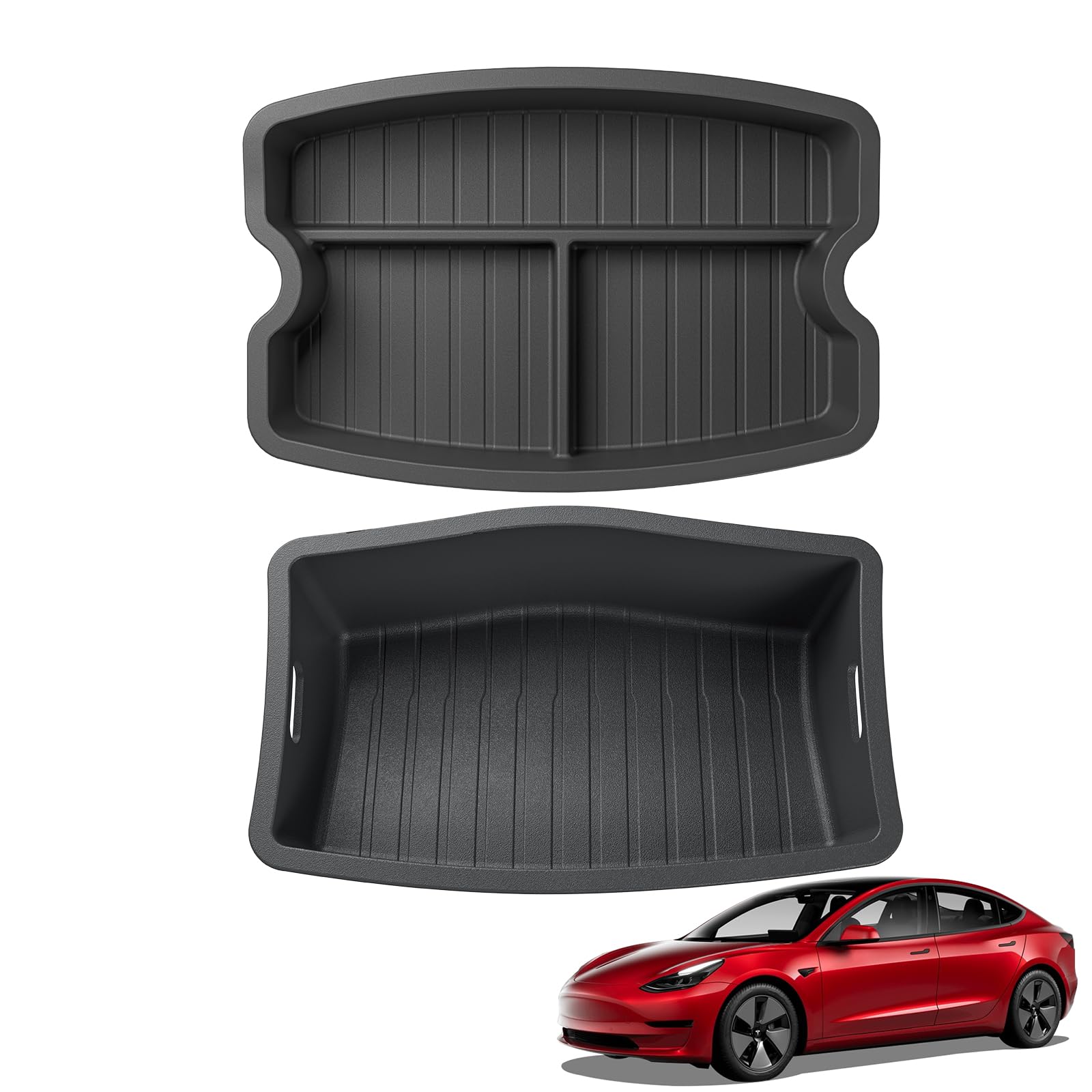 Photo 1 of ***FACTORY SEALED ***
Rear Cargo Liners for Tesla Model 3 Highland 2024 2025 2026 All Weather TPE Trunk Mat Cargo Mat Boot Liner Accessories Interior Black