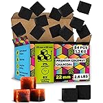 112 pcs Hookah Charcoal Hookah Coals for Hookah Coconut 22mm Cubes - Pack 112 pcs &1.2 KG (2.6 lbs) - Premium Quality 22mm M. ROSENFELD 100% Natural Coconut Charcoal Hooka Cubes - NOT Quick Light