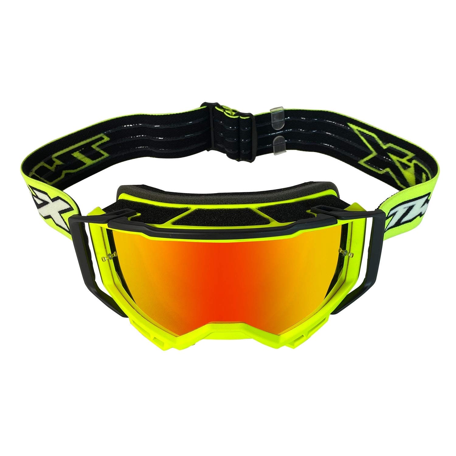 TWO-X Lunettes de motocross - Lunettes de motocross - Lunettes de moto résistantes aux rayures - Enduro & Downhill - Modèle Atom
