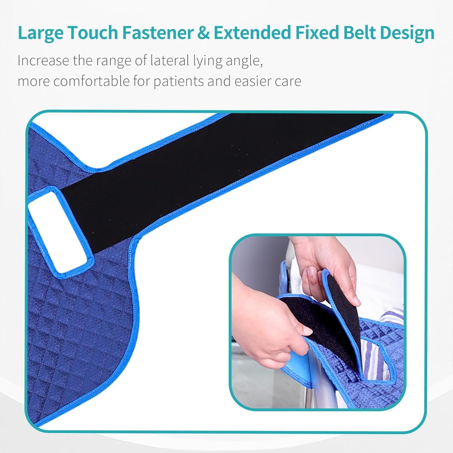 Patient Turning Device Belt,Elderly Bed Transfer Sling,Transfer Nursing Sling for Patient,Elderly Safety Lifting Aids,Turn Over Aids with Touch Fastener,Patient Care Back Lifting Strap,17.7in×78.15in
