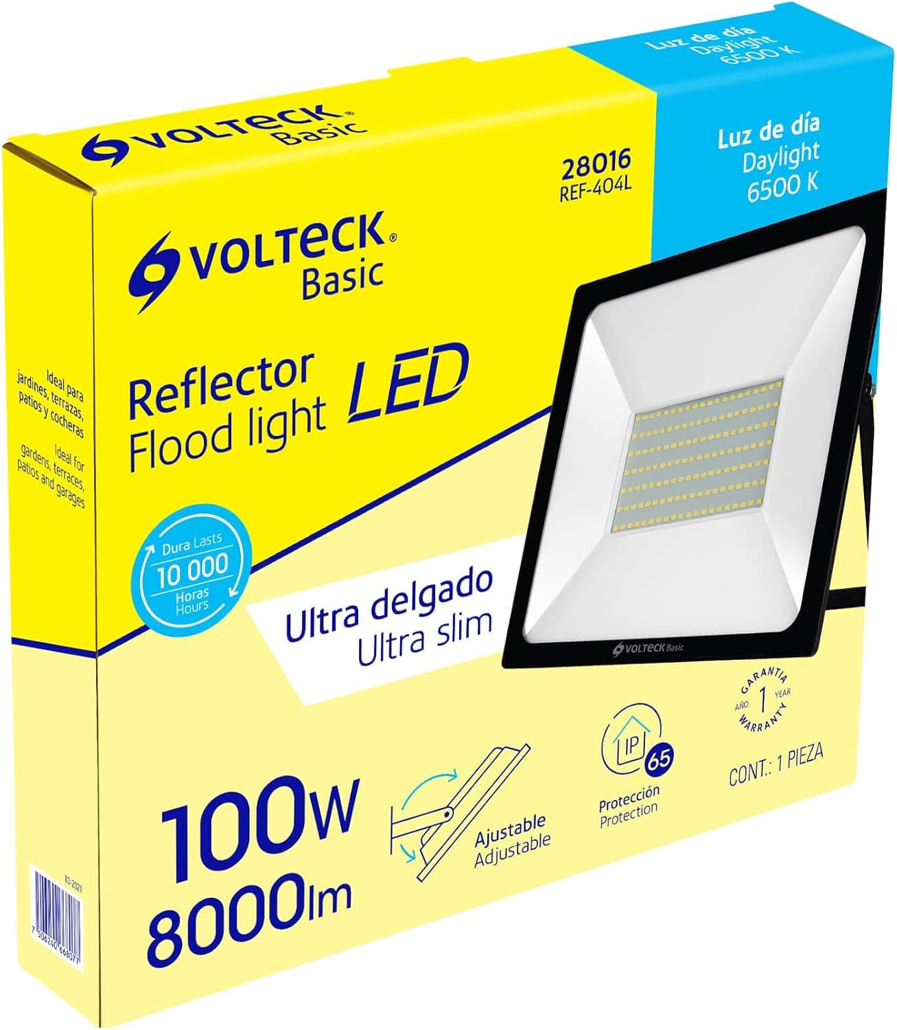 Ultra thin LED reflector 100 W